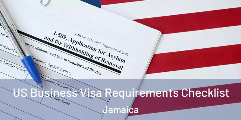  US Business Visa Requirements Checklist Jamaica